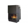 ACQUATONDO ABIERTO UN LADO KW 27 DX VASO ABIERTO CHIMENEA DE AGUA DE LEÑA