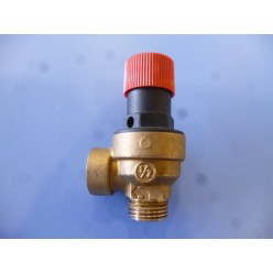 SAFETY RELIEF VALVE 1/2-male  3 BAR MANAUT