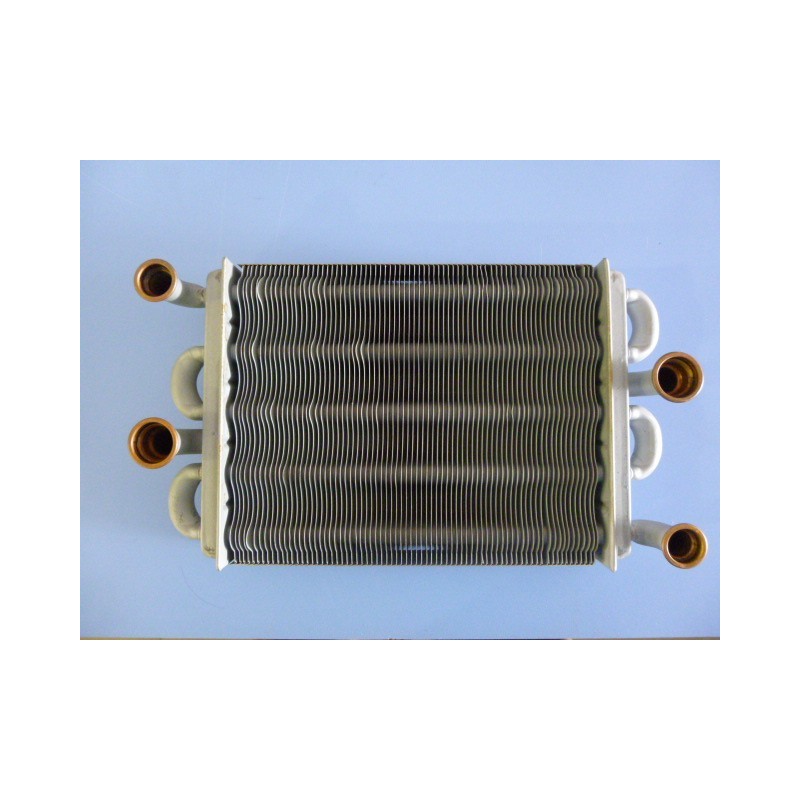 Échangeur Primaire Compatible Chaudière Ferroli 39837660 - Marque Twinspare, Neuf, Italie