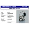 ÉLECTROVANNE N-OUVERT 220V 05--10KG 2" (292A-50)