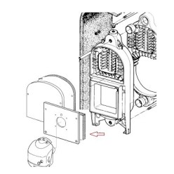 BRENNERTÜR-ISOLATOR 39821410 FERROLI GNK GNTK  GN M UNIT