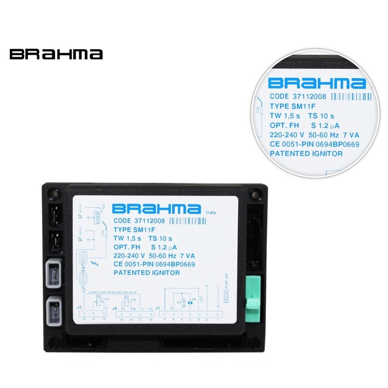 CENTRALITA BRAHMA SM 11F TW1,5 TS10 GAS