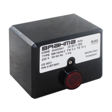 CENTRALINA SM 592.N2 TW5 TS10 GAS EUROBOX BRAHMA CODE 36283961