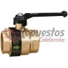 Caleffi 1 1/4" ballstop valve. Levier. 323070