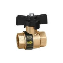 BALLSTOP VALVE CALEFFI for heating systems. 3/4". Butterfly handle. 327500