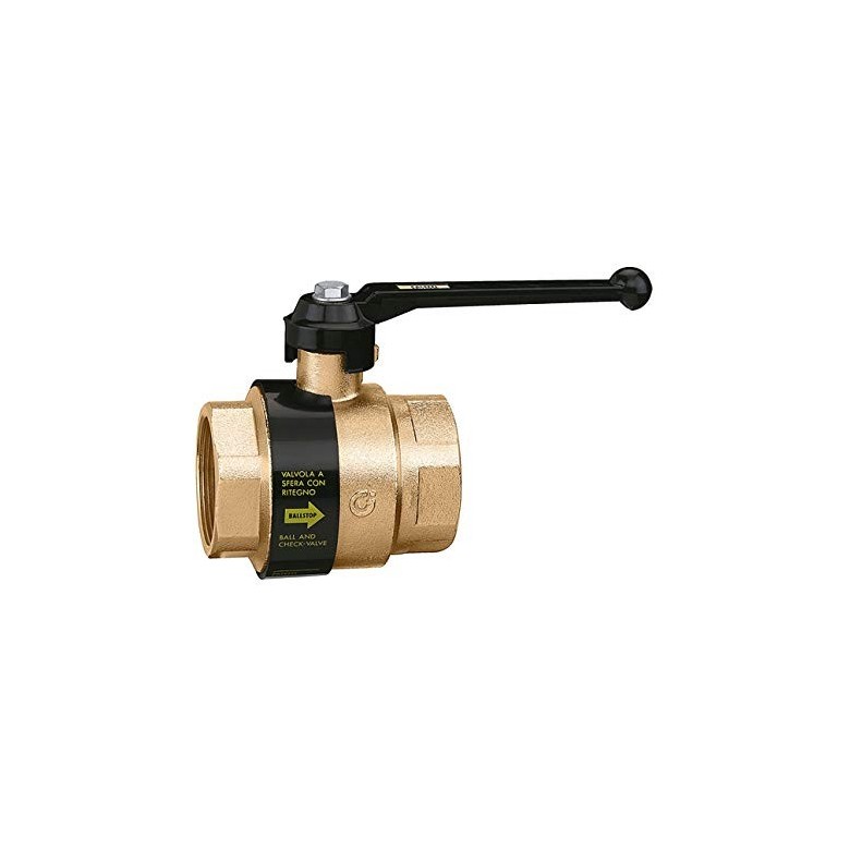 BALLSTOP VALVE CALEFFI for heating systems. 1". lever handle. 327600