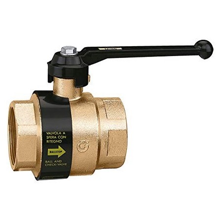 BALLSTOP VALVE CALEFFI for heating systems. 1". lever handle. 327600