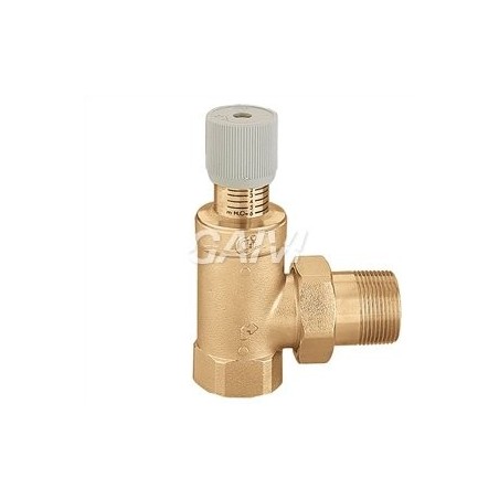 Differential by-pass valve straight 1" M-M 0.2 : 3 m.c.a. Caleffi 519006