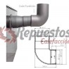 CODO FUNDICION SALIDA GASES COCINAS LASIAN  D/150MM