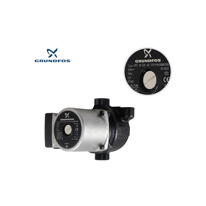 PUMP GRUNDFOS UPS 15-50 AO 130 MM ( WITH AIR VENT CONNECTION ) 9015025