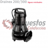 BOMBA SUMERGIBLE DRAINEX 202T TRIFÁSICA