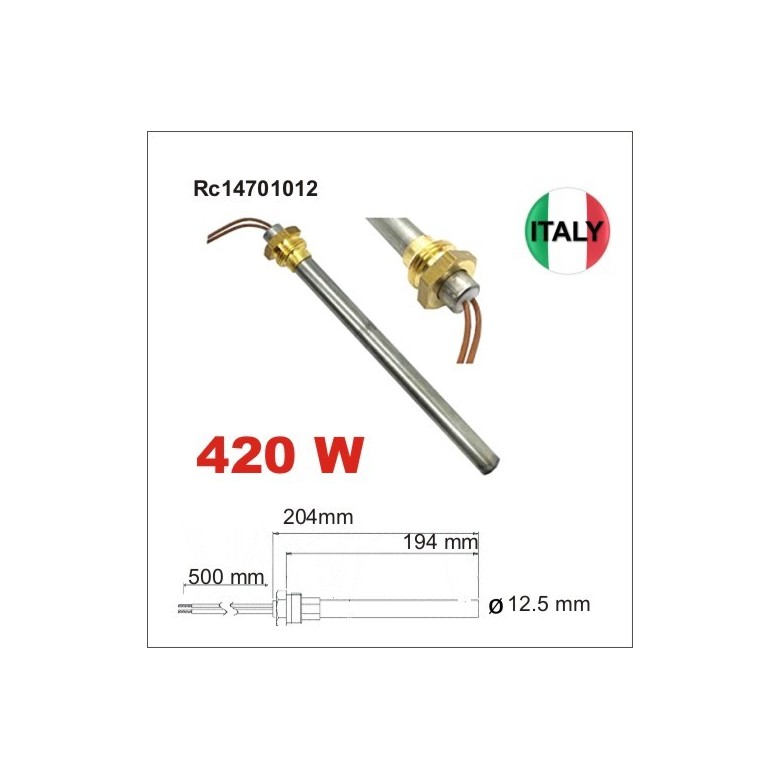 RESISTENCIA ESTUFAS  PELLET 3/8 350 W