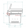 RESISTENCIA ESTUFAS  PELLET 3/8 350 W