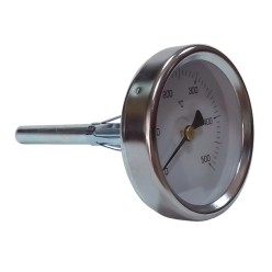 Termómetro para hornos con bulbo 0-500°C