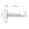 RESISTENCIA ESTUFAS PELETT LISA -D 10X 140 MM 320W