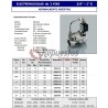 ÉLECTROVANNE ELECTROTAZ N-OPEN 220V 05--10KG 1". (2206A-25)
