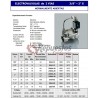 ÉLECTROVANNE N-OUVERT 220V 05--10KG 2" (292A-50)