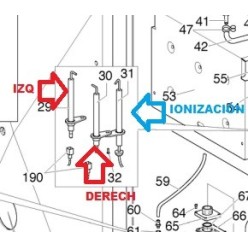 BUJIA DE ENCENDIDO IZQUIERDA EX 1025665 ex 12405