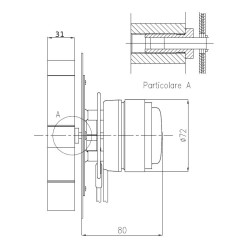 Extractor de humos para estufas a pellets con motor ECOFIT 2RECA3