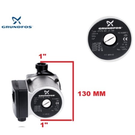 UPS 15-60 130mm. GRUNDFOS