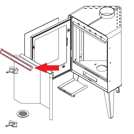 REFUERZO DEFLECTOR LACUNZA ATLANTIC 500