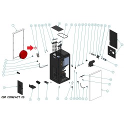 SENSOR DE TEMPERATURA ESTUFA PELLETS BIO MAX BAXI