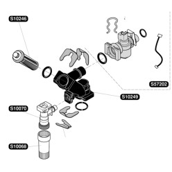 LLAVE LLENADO DE AGUA CALDERA SAUNIER DUVAL ( COMPATIBLE)