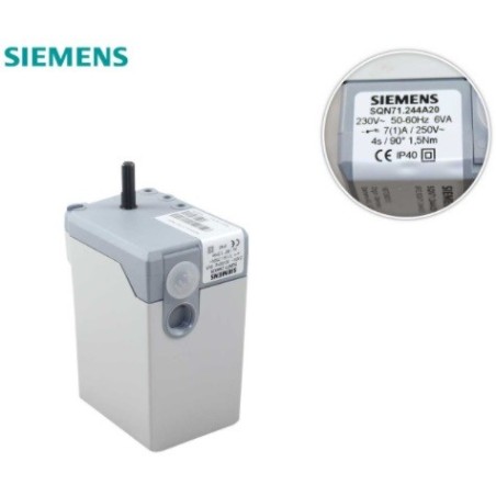 SERVOMOTOR QUEMADOR SIEMENS SQN 71.244 A20