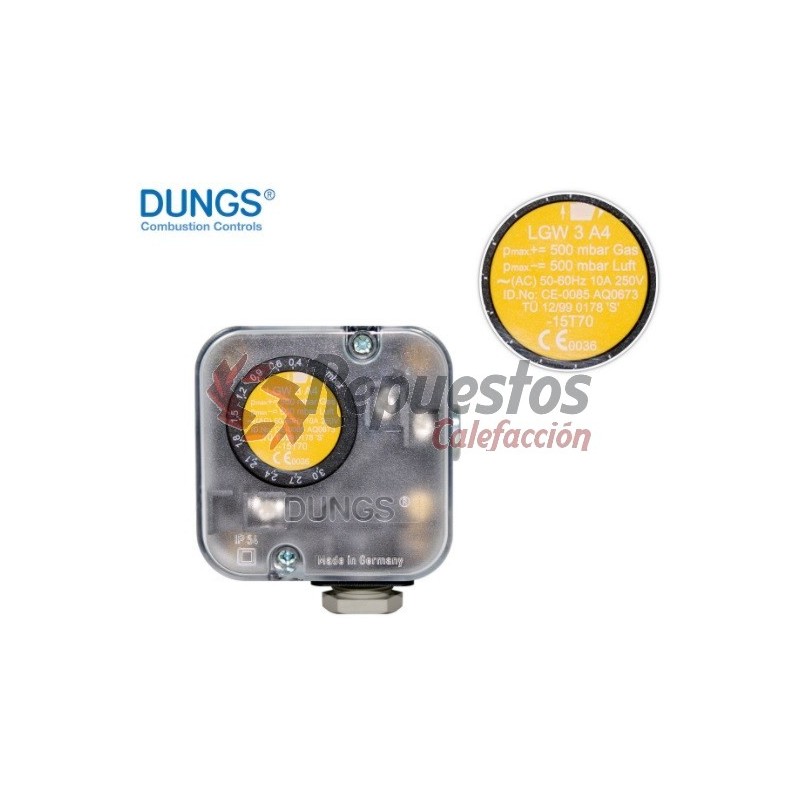 LGW 3 A4 PRESOSTATO DIFERENCIAL DUNGS 242864