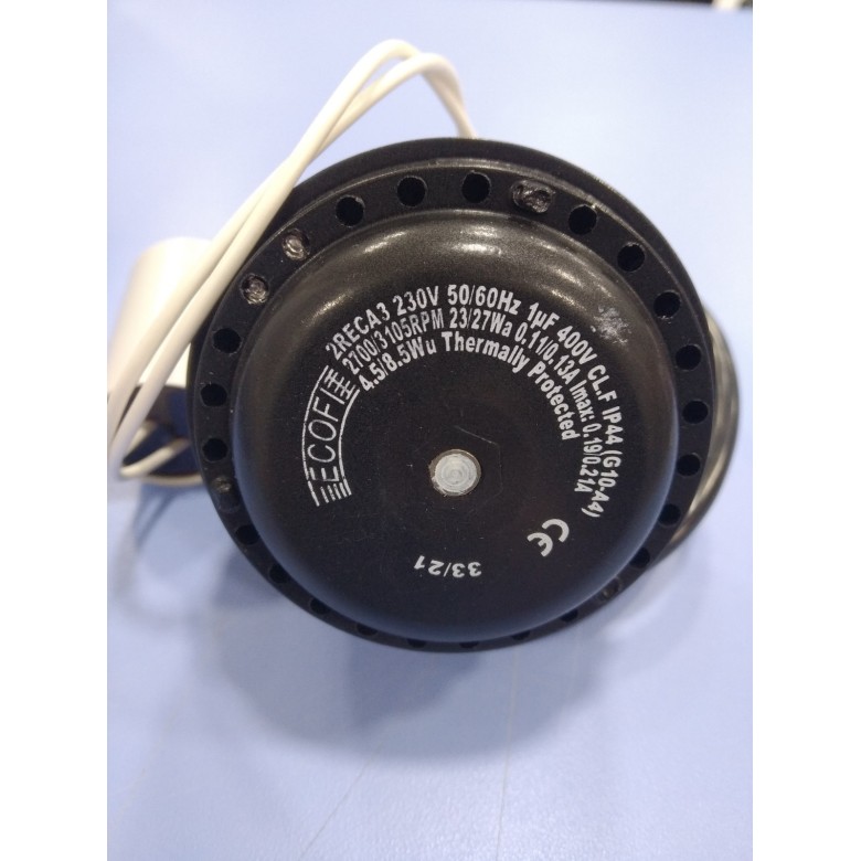 Estrattore aspiratore fumi FANDIS ECOFIT 2RECA3 stufe a pellet Ventola