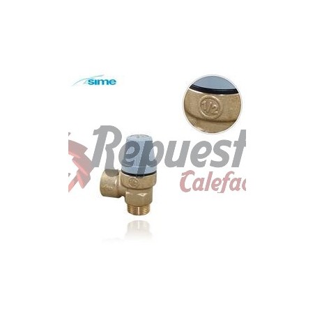 SAFETY RELIEF VALVE SIME MISTRAL 32/80 (07Bar 1/2 male ) 6029000