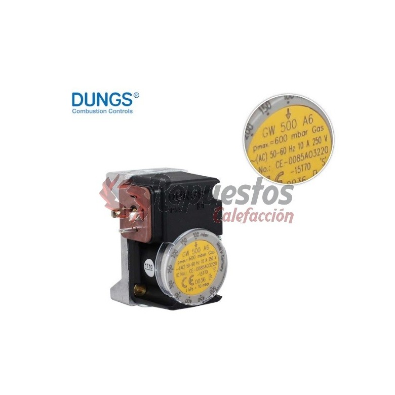 GW 500 A6 PRESSURE SWITCH DUNGS 228727