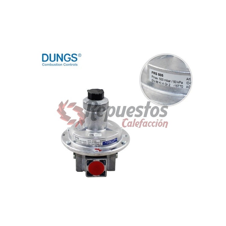 FRS 505 1/2" MAX.500mbar. REGULADOR DUNGS 70383