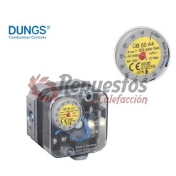 ÜB 50 A4 2,5-50mbar. PRESSURE SWITCH DUNGS 210537