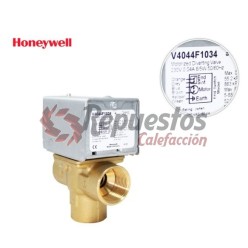 V 4044 F 1034B / VU4144C1012 1" FEMALE CONNECTIONS 3vias with switch VALVE