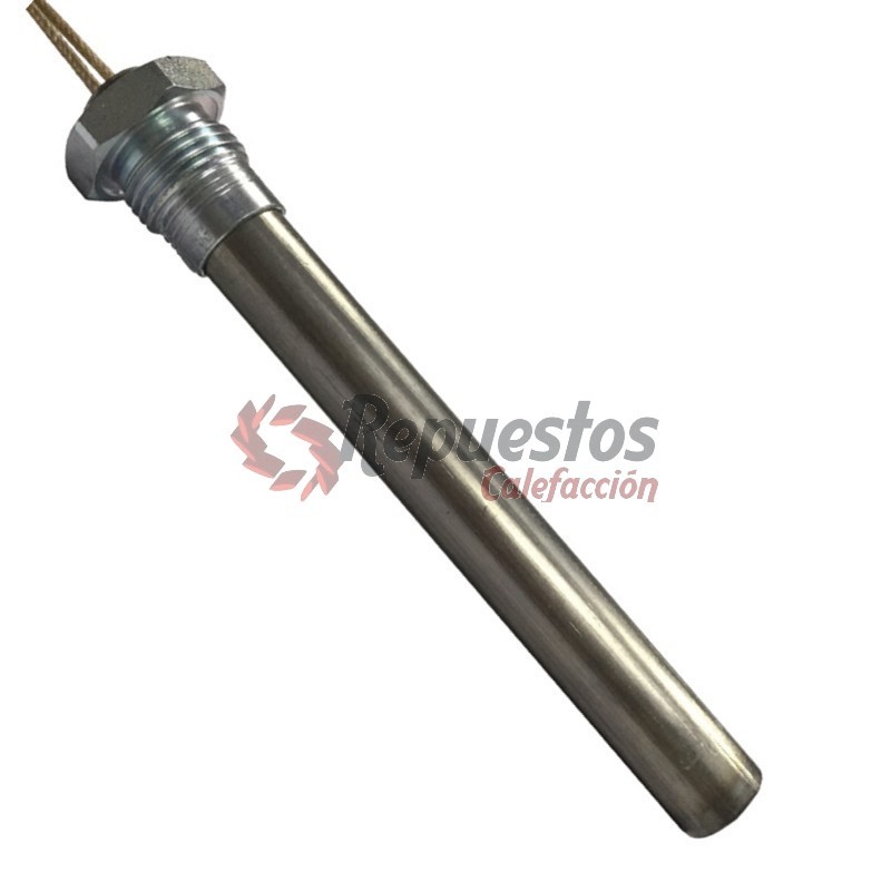 Accensione Stufa A Pellet 230V 300W | Lunghezza 150 Mm | Compatibile Con Modelli P6, P9, P12 | Acciaio Inossidabile