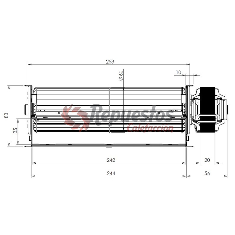 CALHA TUBULAR 1 X 38W 2400MM LED BIVOLT - KR Soluções e Materiais Elétricos