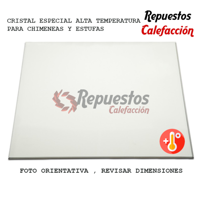 CRISTAL ESTUFA EDILKAMIN  IDROFOX  447 x 376 x 4 mm