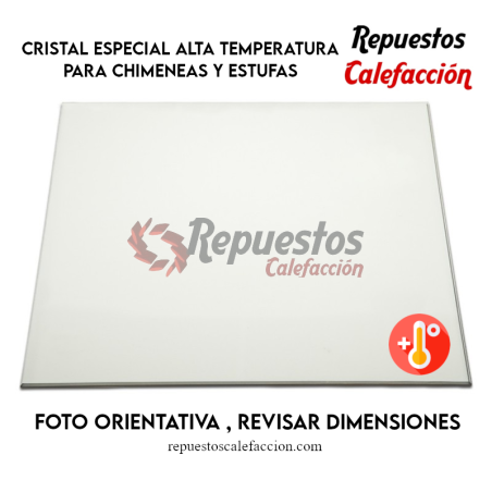 CRISTAL ESTUFA SUPRA  512 -ALASKA -622 / 624  (451 x 279 x 4 mm)