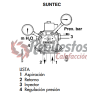 AS47B 7445 3P0500 BOMBA DE GASOIL SUNTEC