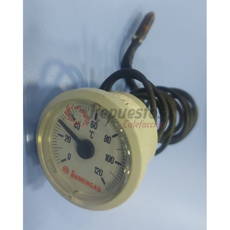 TERMOMETRO IMMERGAS ZEUS-AVIO MAIOR (Ø36-0/120º-1000mm) blanco