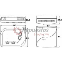 CHRONOTHERMOSTAT  WIRELESS ME 5101 X NEW