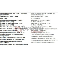 CHRONOTHERMOSTAT  WIRELESS ME 5101 X NEW