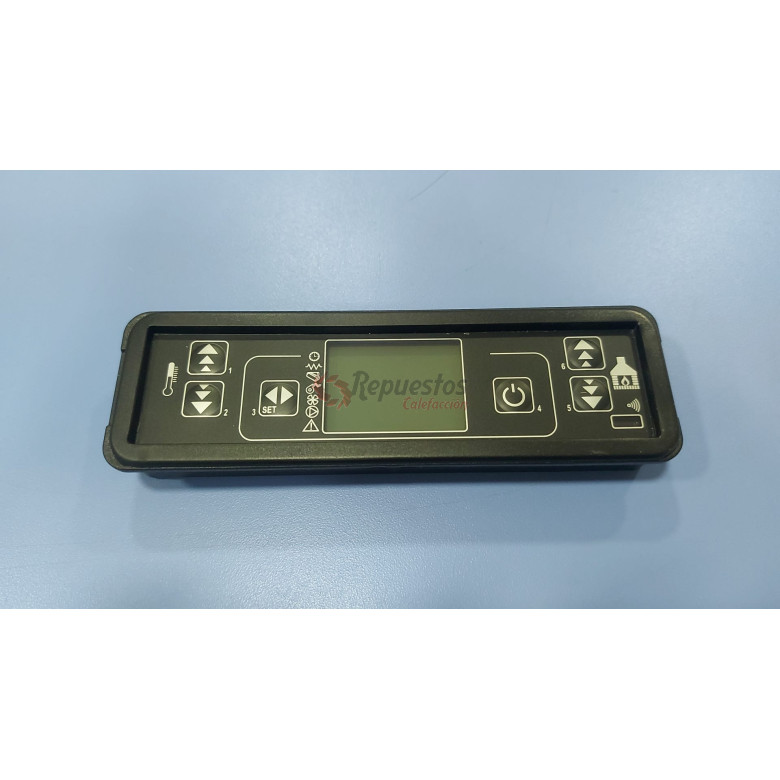 Ricambi Stufa A Pellet Tastiera Display LCD F047_2 Micronova Per Stufe A Pellet - 6 Tasti, 160x50mm Qlima Stufa