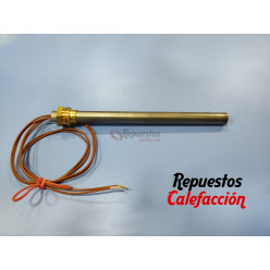 RESISTENCIA DE ENCENDIDO PELLETS ROSCA 3/8 diametro 9,9 mm. 250 W largo 150 mm