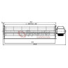 Ventilador tangencial para estufas a pellet TGA 60/1-480/30 EMMEVI - FERGAS 115008