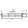 Ventilador tangencial TGA 60/1 -300/40 salamandra Solzaima