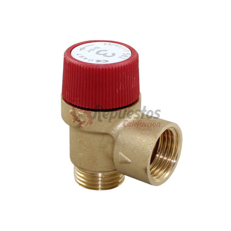 SAFETY RELIEF VALVE 3bar. 1/2" CHAFFOTEAUX 60084009