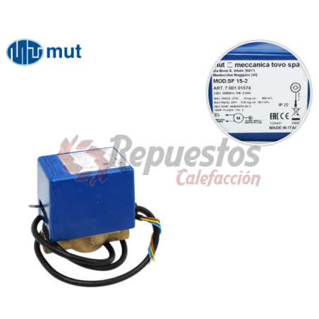 VALVULA DE ZONA MUT SF 15-2 HH R1/2" 2 vias sin micro 230V