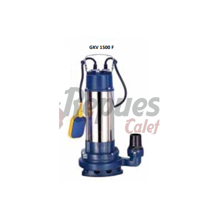 BOMBA DE ACHIQUE PARA AGUAS RESIDUALES 2" GKV-1500F